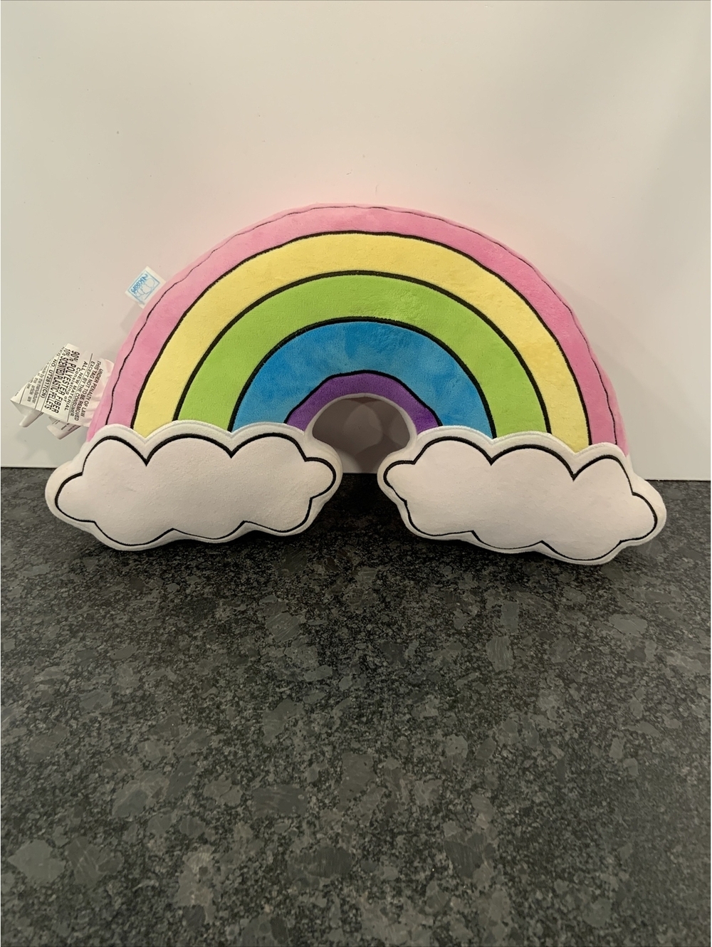 Mines Press 2 Scoops 21" Rainbow Stuffed Plush Pillow MINT
